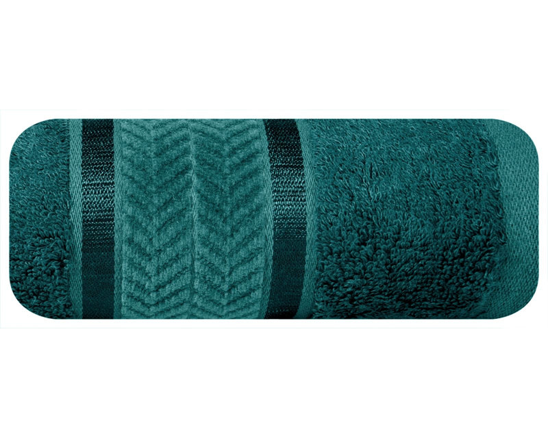 Kinli Midweight Jacquard Bath Towel, Turquoise