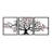 Hand-Painted Decorative Metal Wall Accessory (3 Pieces), 15.8 x 19.3 x 0.6 inches | 100% Metal, Thickness: 0.06 inches | Unique Color Variations | Perfect for Home Decor, Modern Aesthetic & Artistic Touch-450030798-450030832