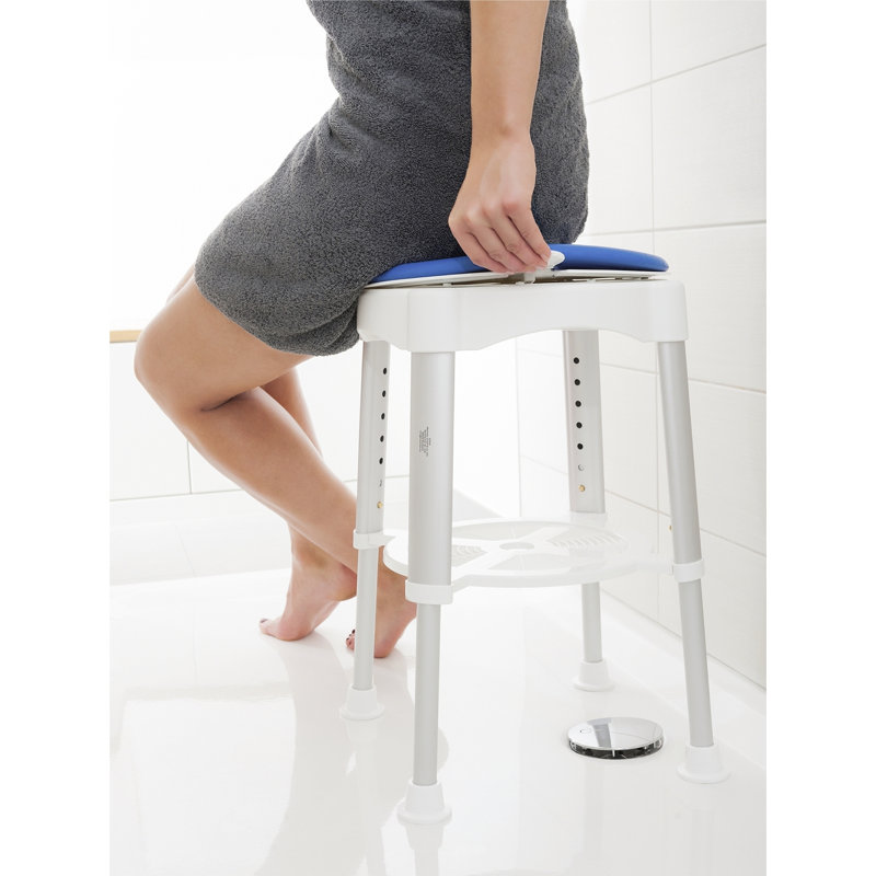Maximex shower chair, shower stool with practical functions