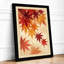 Autumn Leaves Adrift Botanical - Framed Print-1112876147-1112876145