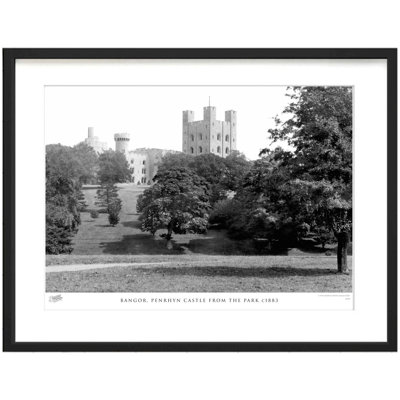 Bangor, Penrhyn Castle From The Park C1883 - Single Picture Frame Print