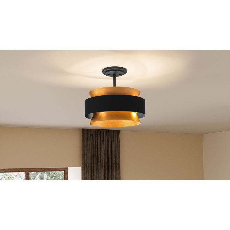 Plafonnier semi-encastré 3 lumières Hagley