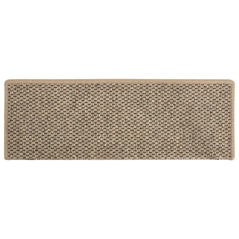 Shellson Non-Slip Stair Tread, Dark Beige, 21cm x 65cm