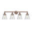 Éclairage pour meuble-lavabo de salle de bain 4 lumières Edison Cone-1529466145-1543243701