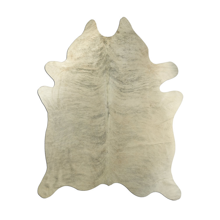 Tapis en peau de vache légère Abhinav