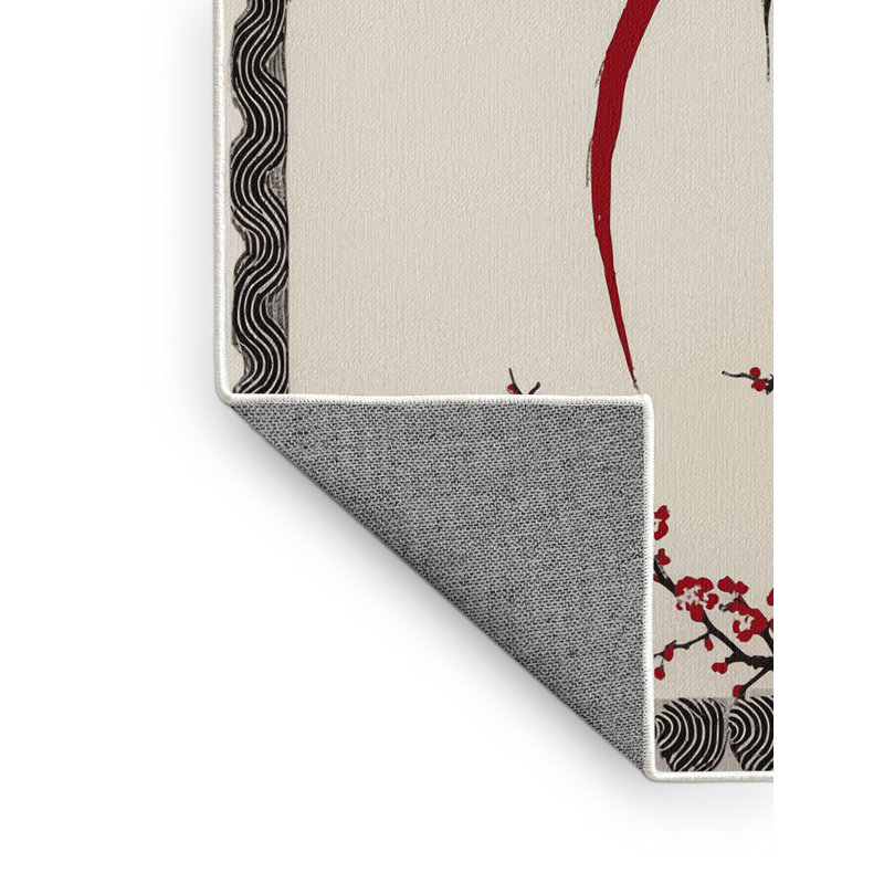 Tranquil Petals Rug, Rectangle 8' x 10'