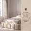 Upholstered Double Bed with Unique Mattress Design-1219028952-1217427849