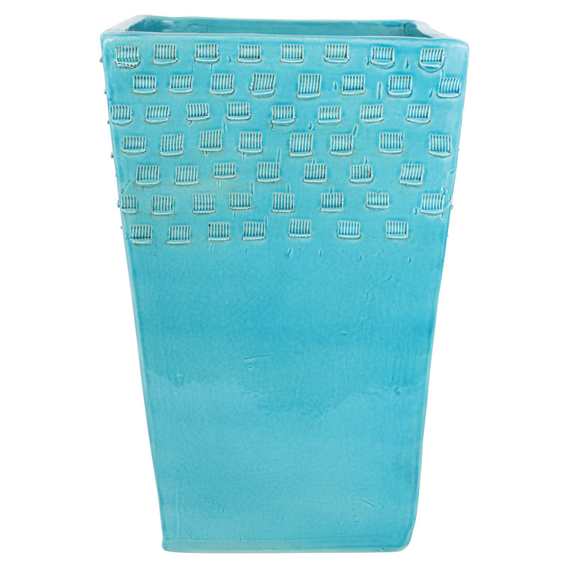 Rustic Garden Outdoor Planter, Turquoise