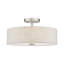 Arianny Linen Blend Semi Flush Mount-267153823