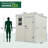 6’ × 6‘ Outdoor Resin Storage Shed With Floor-109360265