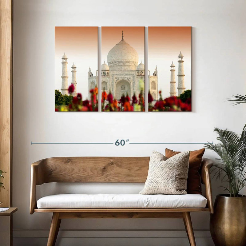 Sebbie Majestic Taj Mahal, 28" H x 45" W