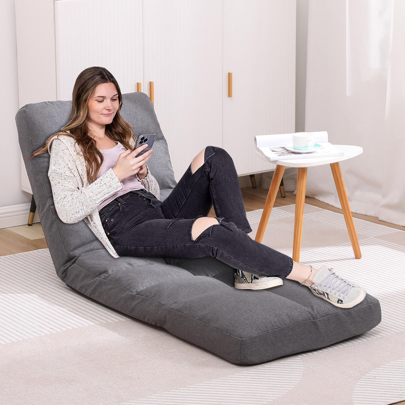 Fauteuil inclinable Cahir avec 14 chaises réglables, Gris