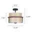 Plafonnier encastré tambour 3 lumières Ingerlise