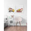 «Mixer Truck and Excavator Diptych», impression sur bois blanc 2 pièces-61210275