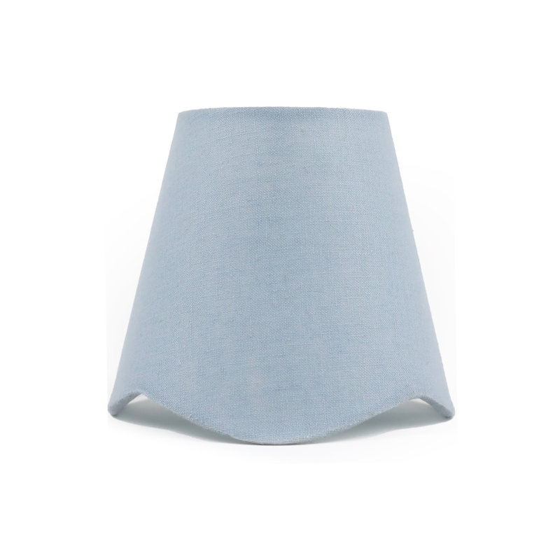 Scalloped Chandelier Shade (Clip), Blue
