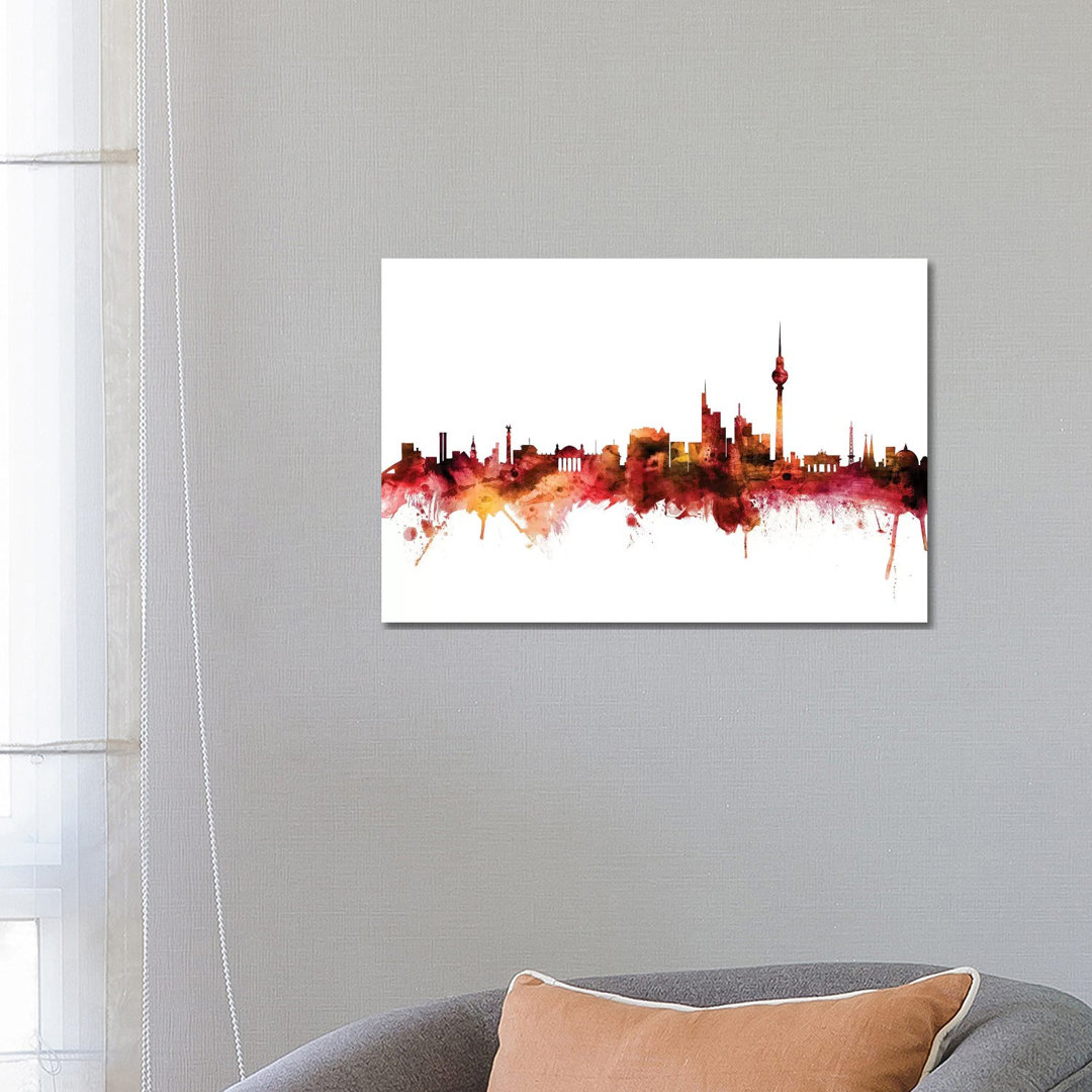 Berlin, Germany Skyline by Michael Tompsett - Wrapped Canvas Gallery-Wrapped Canvas Giclée