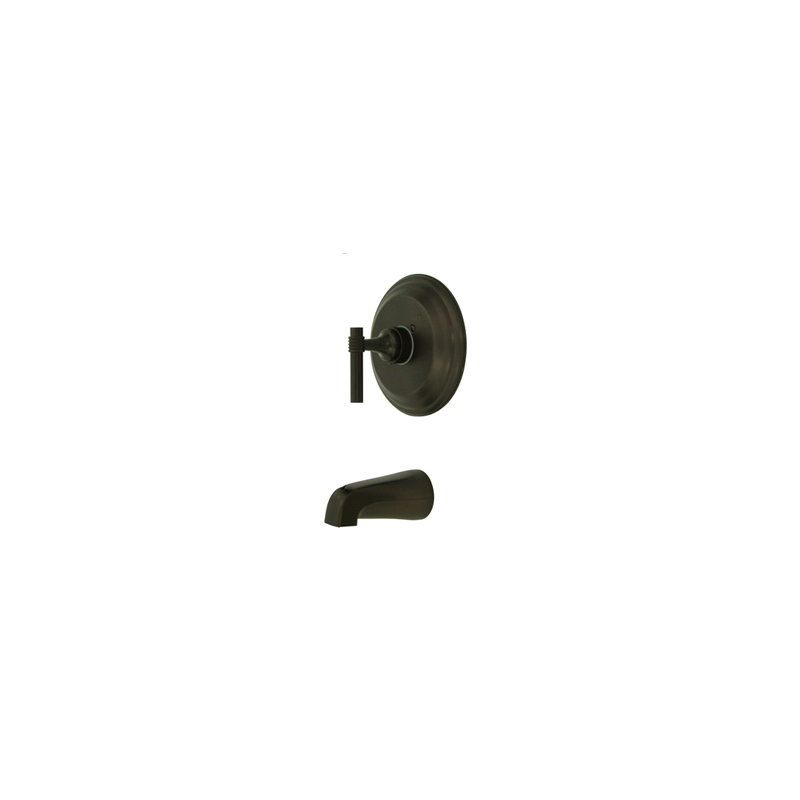 Milano Single Handle Wall Mounted Tub Spout, Oil Rubbed Bronze