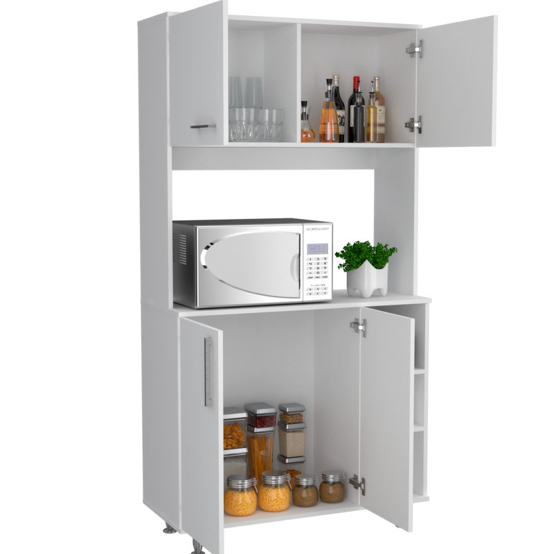 Garde-manger avec huche et deux armoires