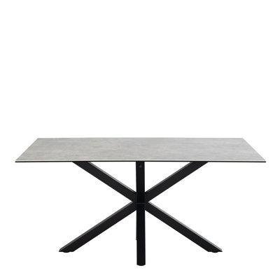 Metal Base Dining Table