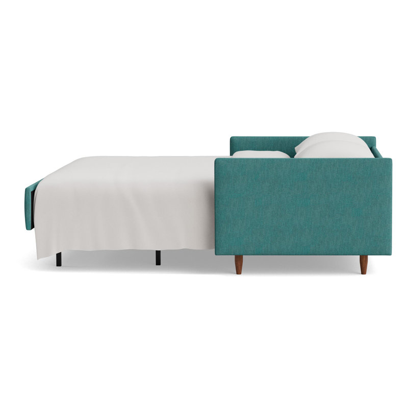 Skinny Fat Sofa Bed, Performance Weave - Spruce