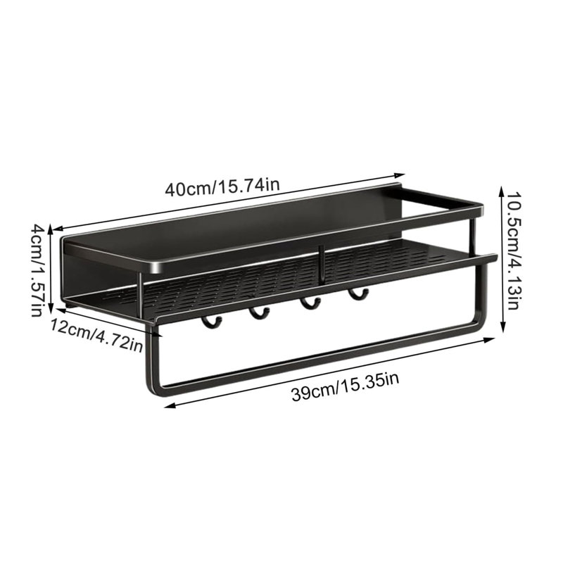 Metal Bathroom Shelves
