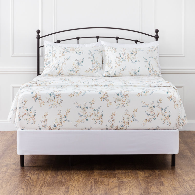 Ensemble de draps en microfibre Magnolia, Ensemble de draps pour grand lit + un drap-housse 