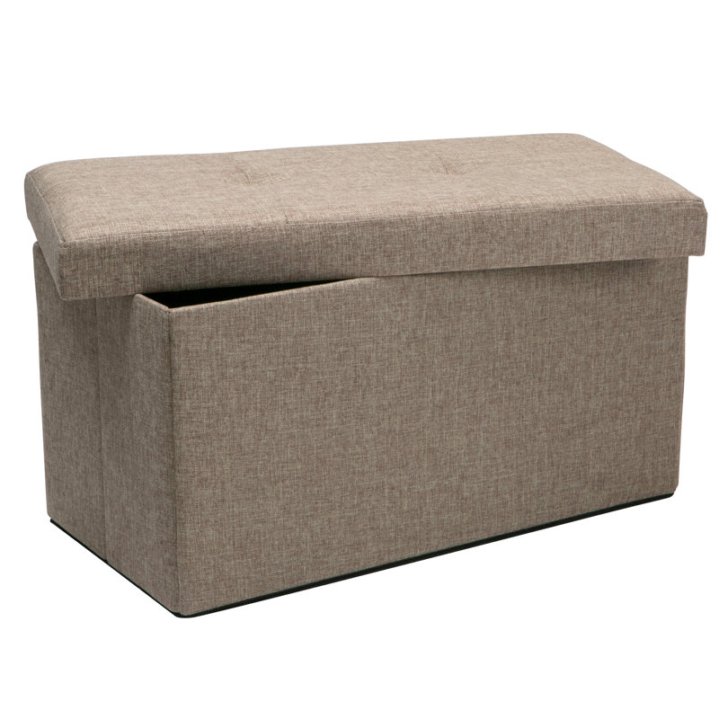 Besjana Upholstered Ottoman, Natural
