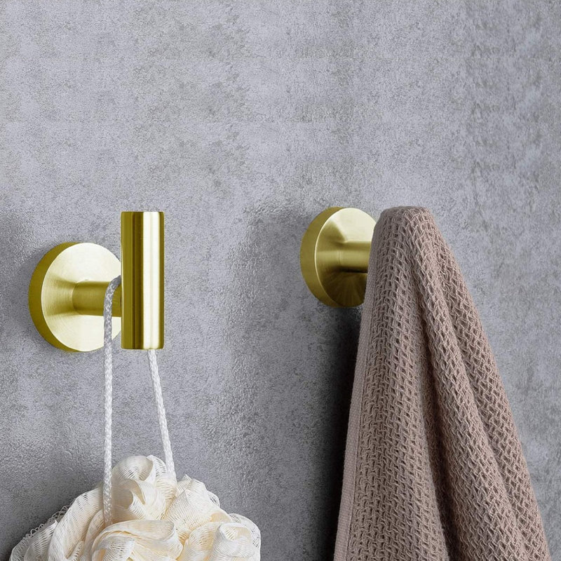 6 - Piece Bathroom Hardware Set, Gold