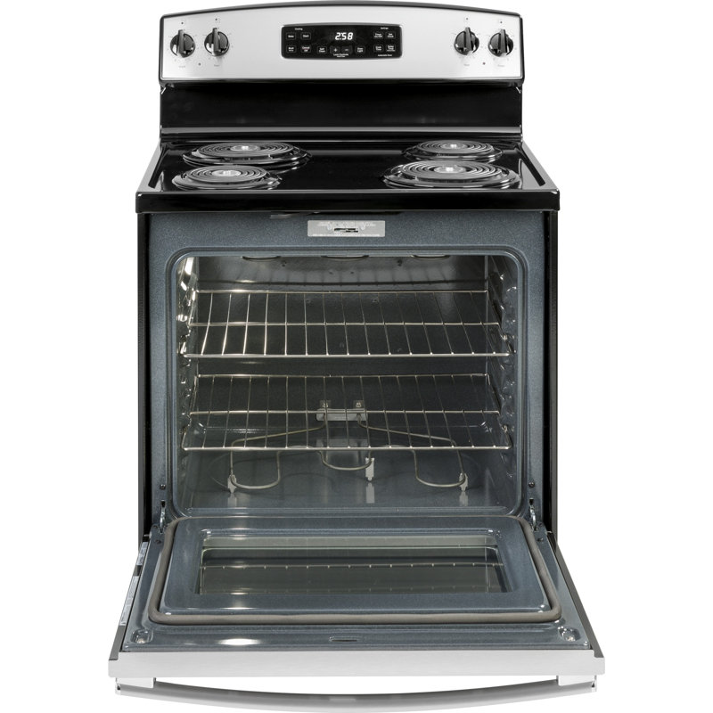 30" 5.3 cu ft. Freestanding Electric Range, Stainless Steel