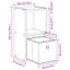 25.5cm W Composite Bedside Table-380249368
