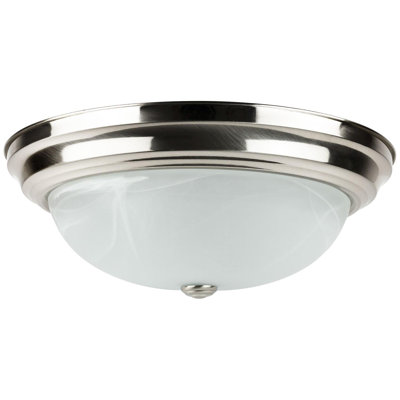 15 po DEL, intensité variable, homologué ETL, finition nickel brossé, couleur CCT réglable 3000K, 4000K, 5000K