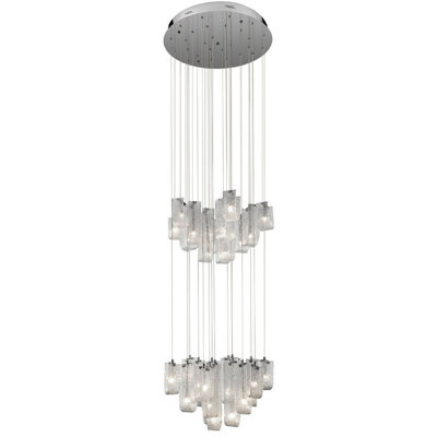Begoa 30 - Light Dimmable Tiered Chandelier