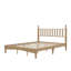 Grand lit plateforme en bois