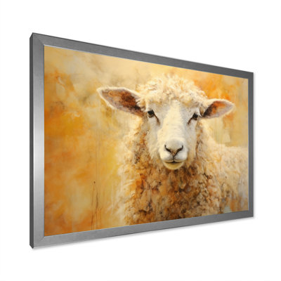 Encaustique jaune et mouton beige II - imprimé