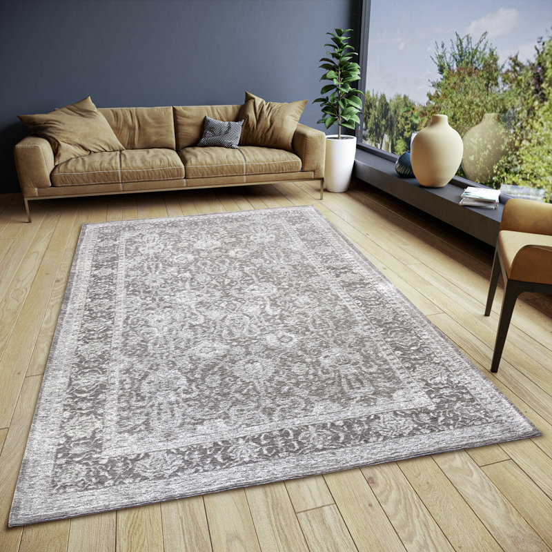 Catania Grey Rug, Rectangular 120 x 180cm