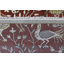 Tapis beige / gris en laine noué à la main à motif floral 5 pi 11 po x 8 pi 9 po Floral