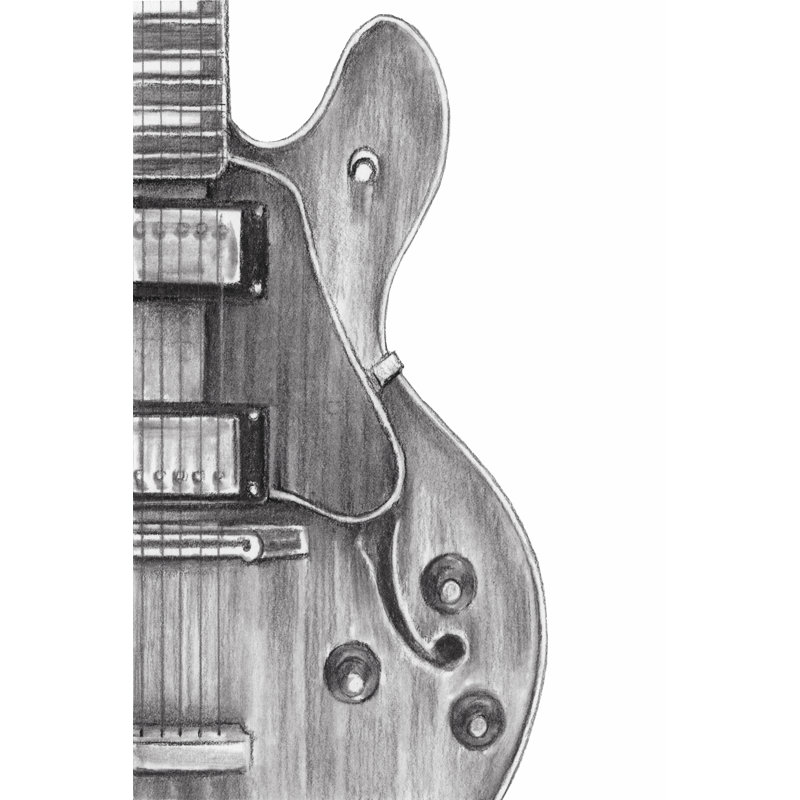 Stringed Instrument Study IV by Ethan Harper - Wrapped Canvas Print, 76cm H x 51cm W x 3.8cm D