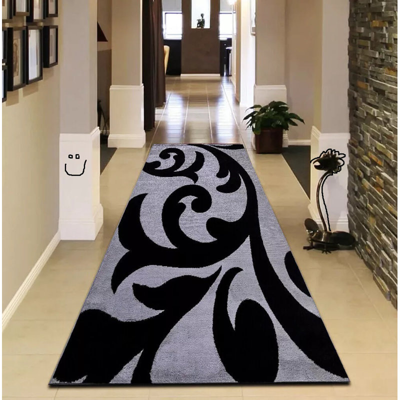 Stanwick Floral Flokati, Runner 60 x 220cm