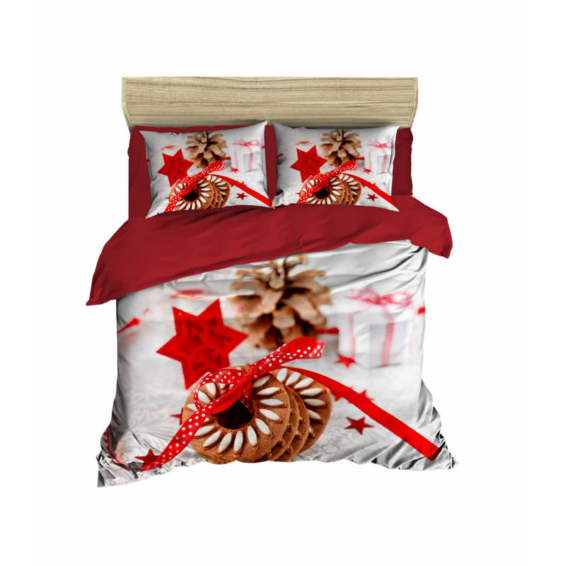 Ensemble de housse de couette réversible en microfibre Burgeo