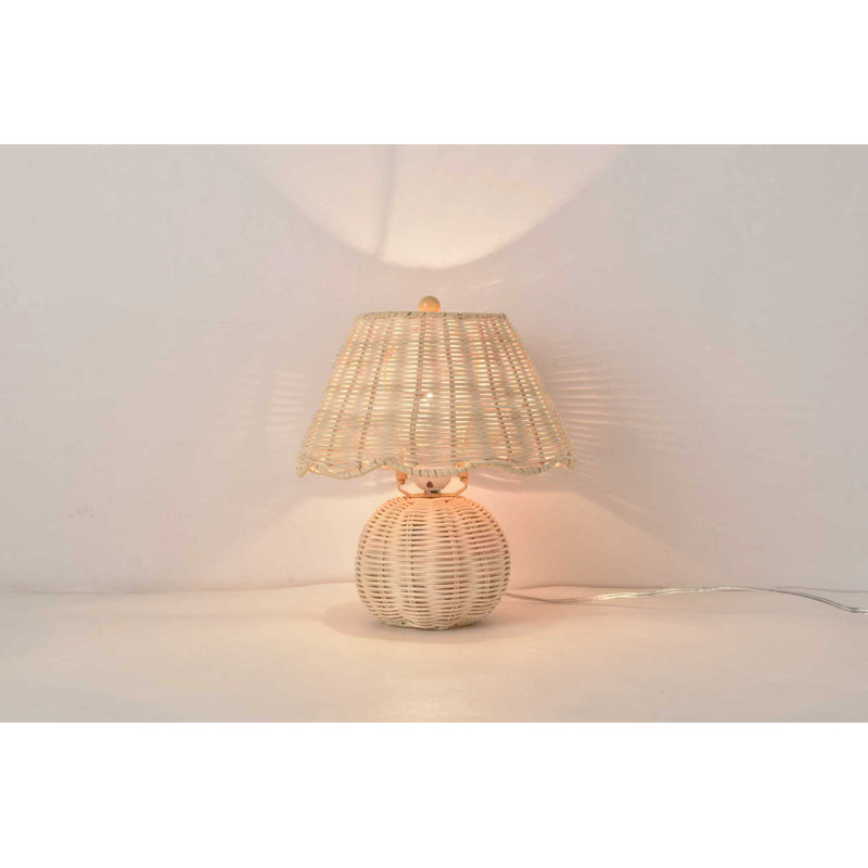 Lampe de table, Oui, Rotin, Rotin