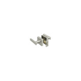 Deltana ZLLS3U15 Livingston Lever Passage, Universal Handing in Brushed Nickel