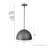 Hunter Erling 1 Light Medium Pendant Ceiling Light Fixture-114532206