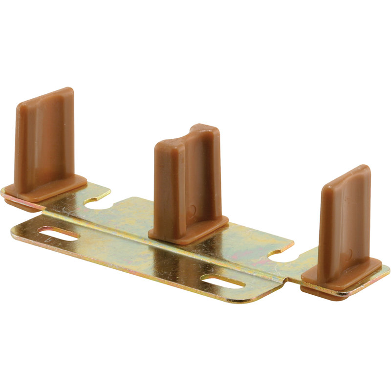 Acier estampé Prime-Line, réglable, porte de placard, guide de plancher (paquet simple)