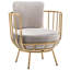 Fauteuil demi-tonneau pivotant