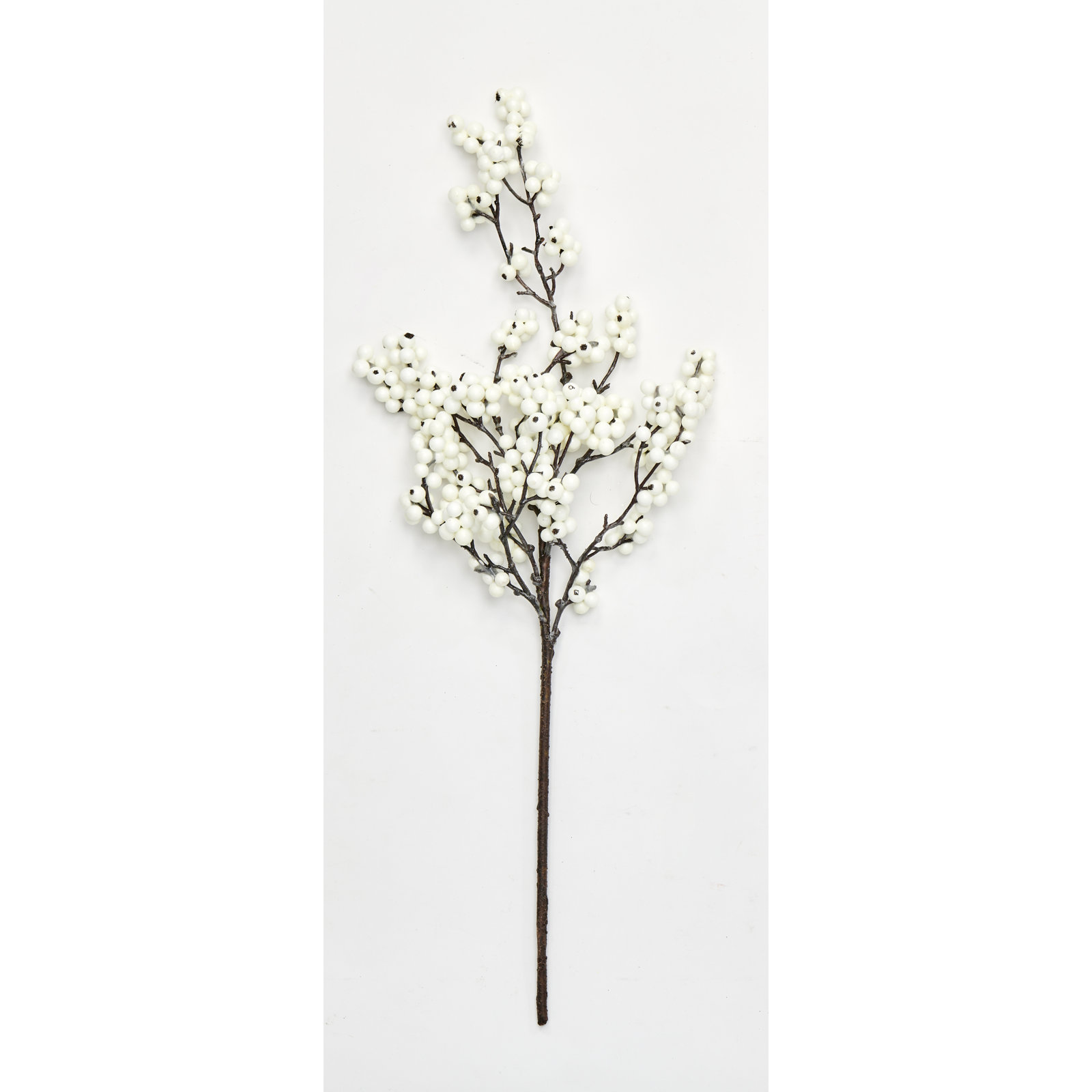 Berry Floral Stems, White