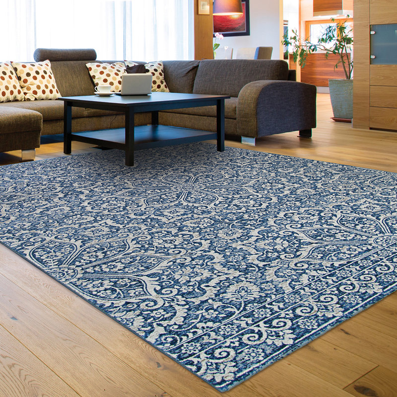 Ames Floral Indoor Rug, Rectangle 5'3" x 7'6"