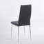 Ensemble de salle à manger 1 + 4,5 pièces, table de salle à manger à pieds en métal Mid-Century pour 4-6 personnes avec plateau en verre, table de salle à manger à piédestal, table basse de loisirs-1333642806