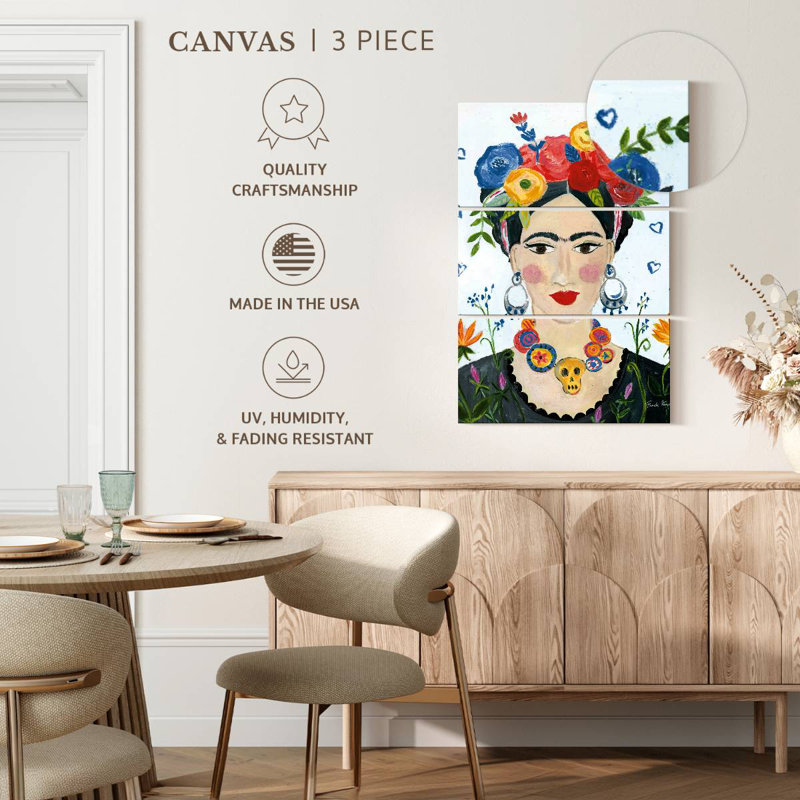 Leisha Homage To Frida II Bright, 74" H x 48" W
