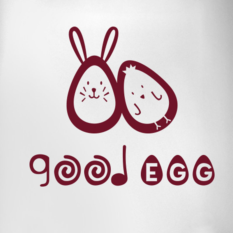 Animals Wall Decal, Burgundy
