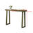 Claude Rectangular Console Table with Shelf – Sleek and Modern Entryway, Hallway, or Sofa Table with Trapezoidal Legs-1619113746